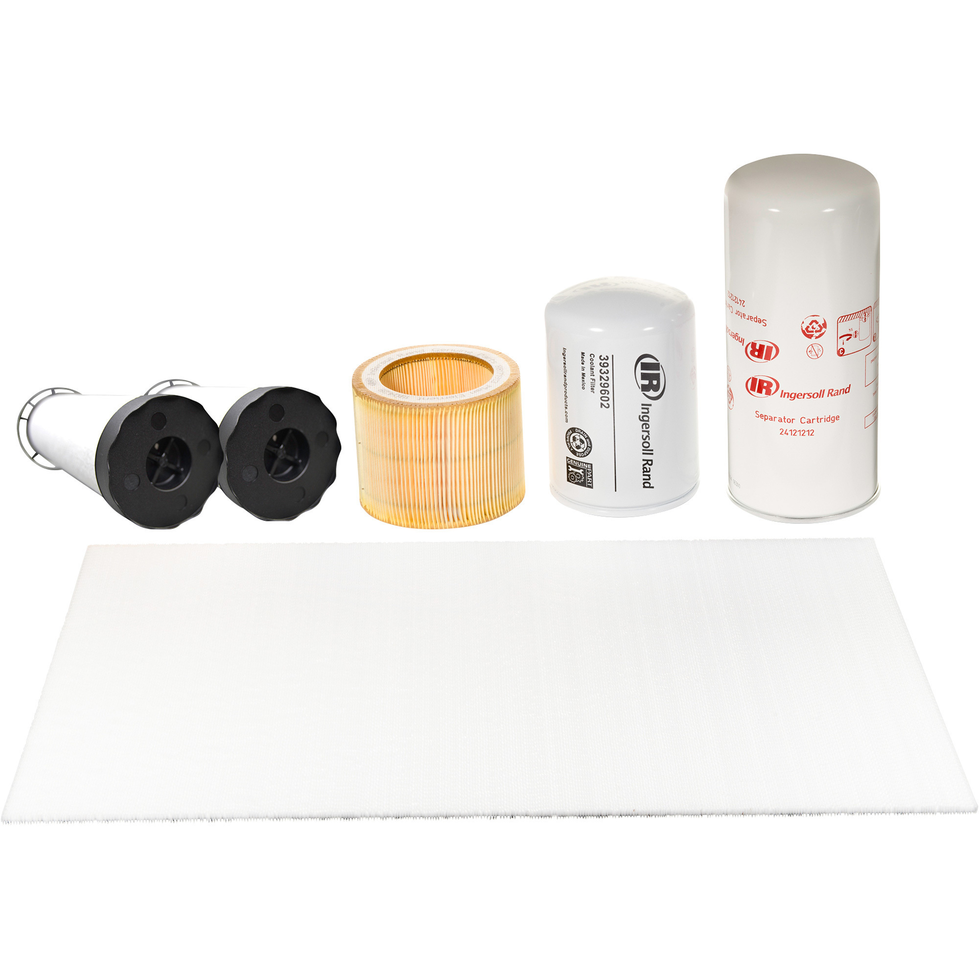 Ingersoll Rand OEM Filter Only Maintenance Kit, For UP6 5-7.5 HP TAS Rotary Screw Air Compressor, Model# 24178246